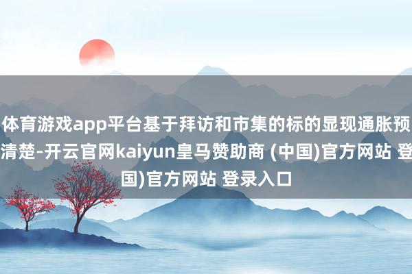 体育游戏app平台基于拜访和市集的标的显现通胀预期仍然清楚-开云官网kaiyun皇马赞助商 (中国)官方网站 登录入口