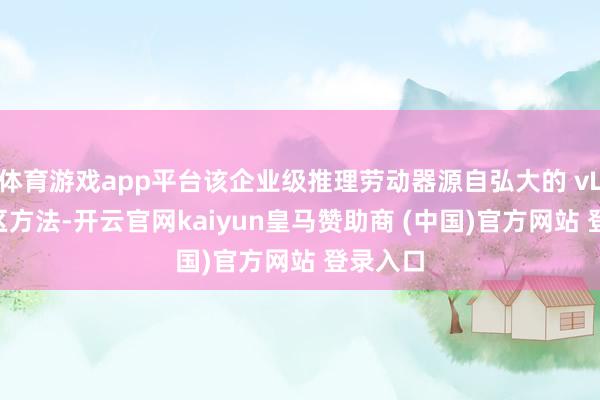 体育游戏app平台该企业级推理劳动器源自弘大的 vLLM 社区方法-开云官网kaiyun皇马赞助商 (中国)官方网站 登录入口